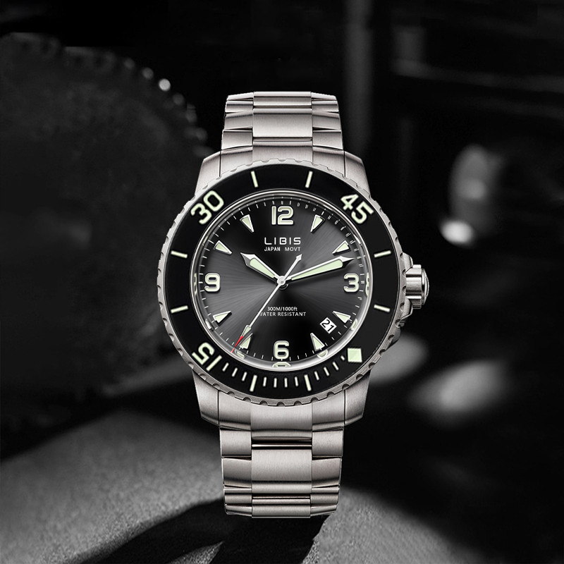 Outdoor Sport Smart Watch - Men's Classic Black Disc Quartz Watch