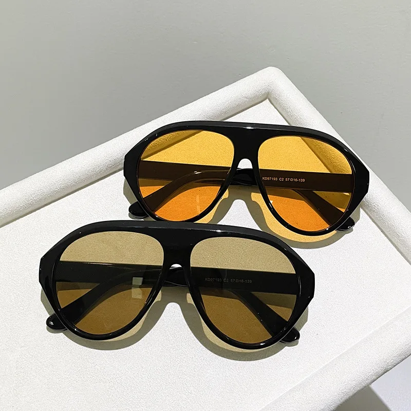 Fashion Oversized Pilot Sungla - Outdoor Sport Glasses 评论和价格