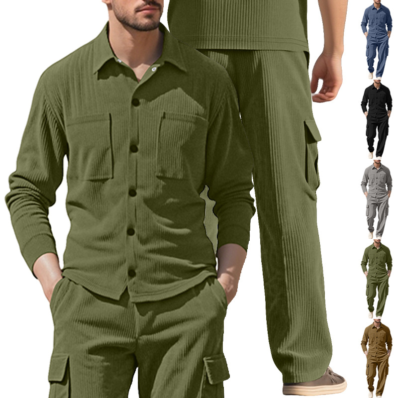 Men's Tracksuit Corduroy Workw - Outdoor Sportswear 评论和价格