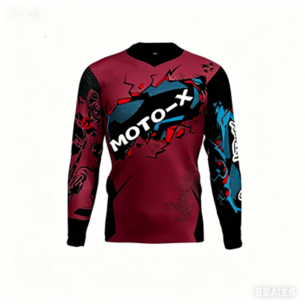 MOTO-X Themed Long-Sleeve Spor - Outdoor Sportswear 评论和价格