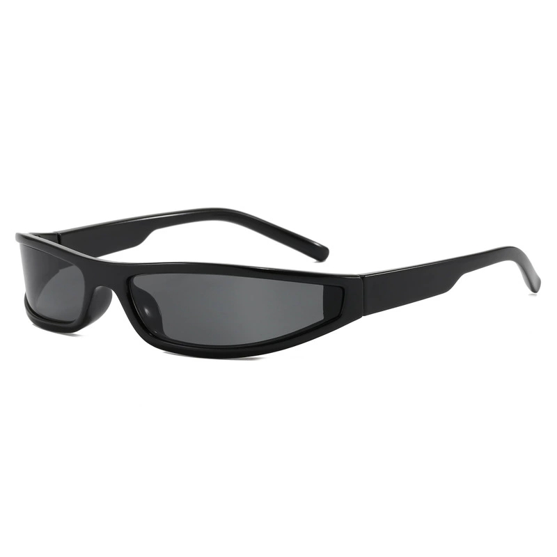 Y2K Narrow Rectangle Wrap Arou - Outdoor Sport Glasses 评论和价格