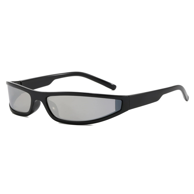 Y2K Narrow Rectangle Wrap Arou - Outdoor Sport Glasses 评论和价格