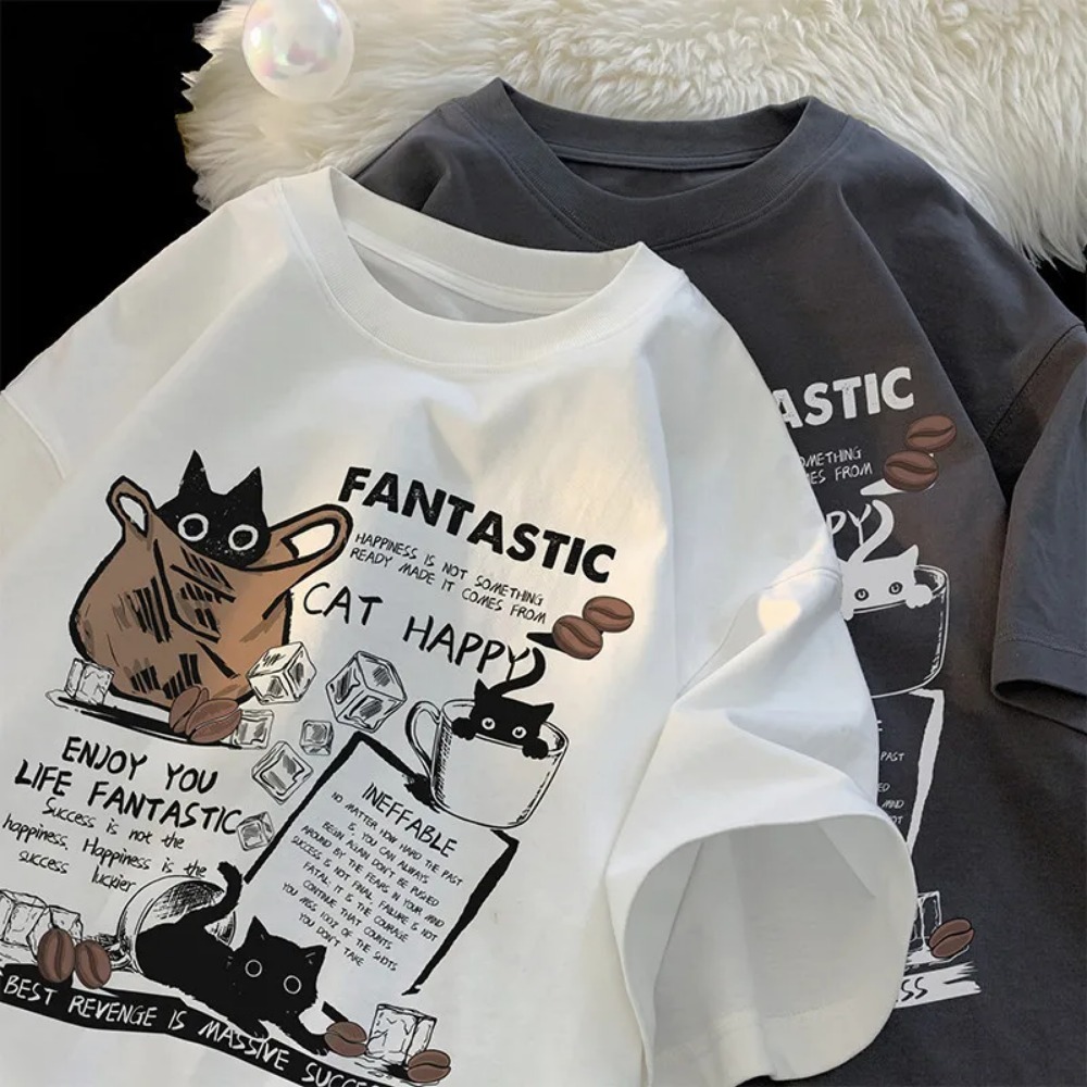Fun Cartoon Cat Group 3D Print - Outdoor Sportsman Group 评论和价格
