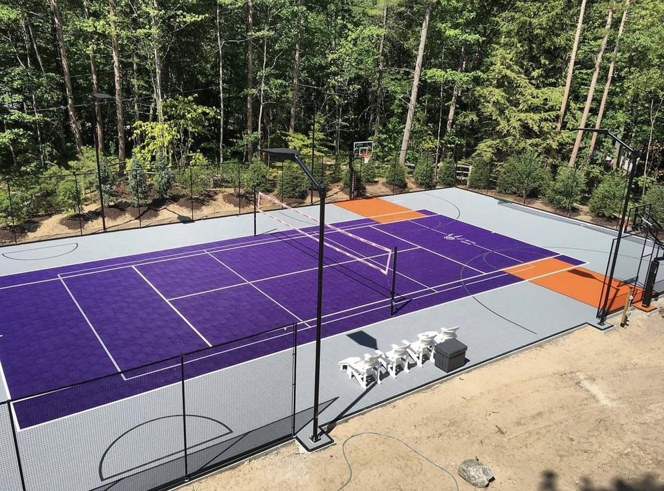 Eco-Friendly Plastic Custom Lo - Outdoor Sport Court Tiles 评论和价格