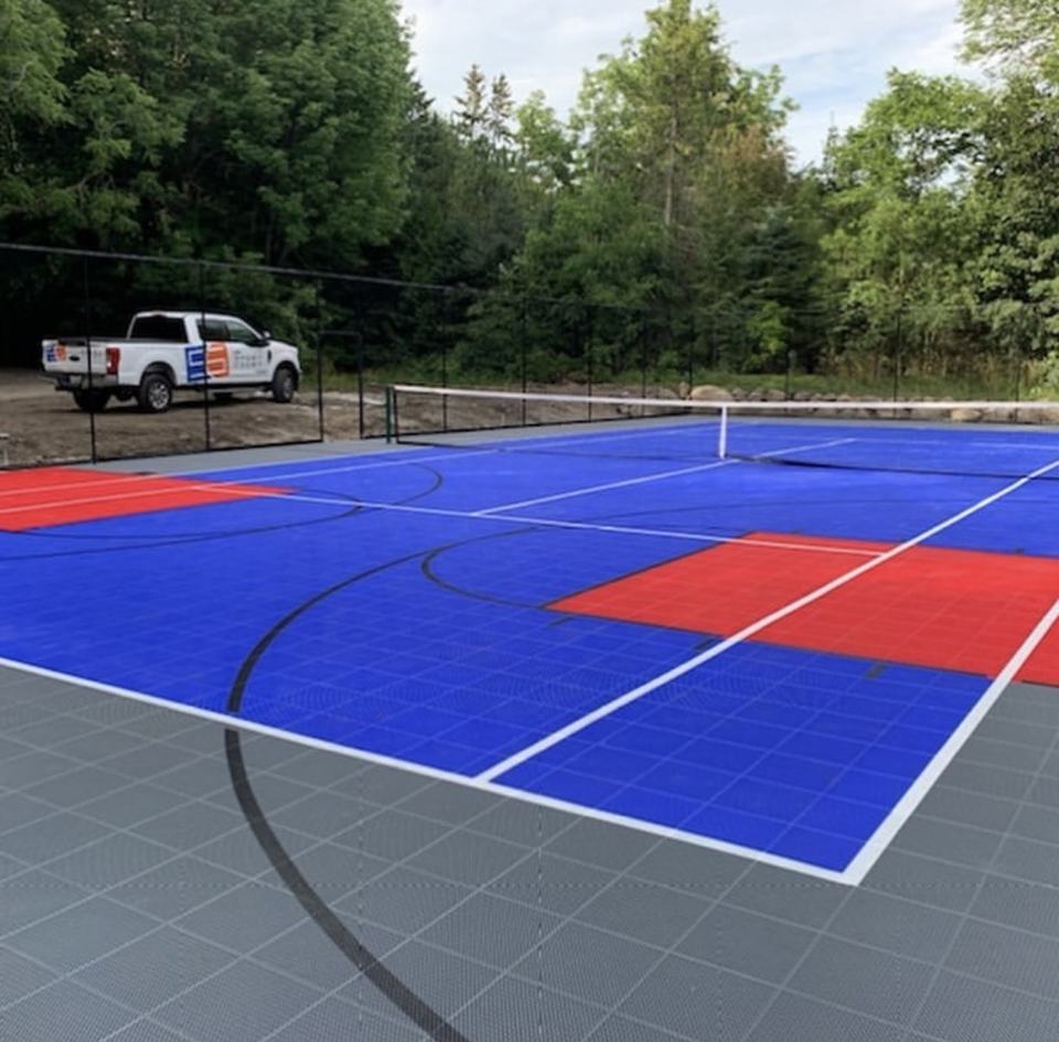Eco-Friendly Plastic Custom Lo - Outdoor Sport Court Tiles 评论和价格
