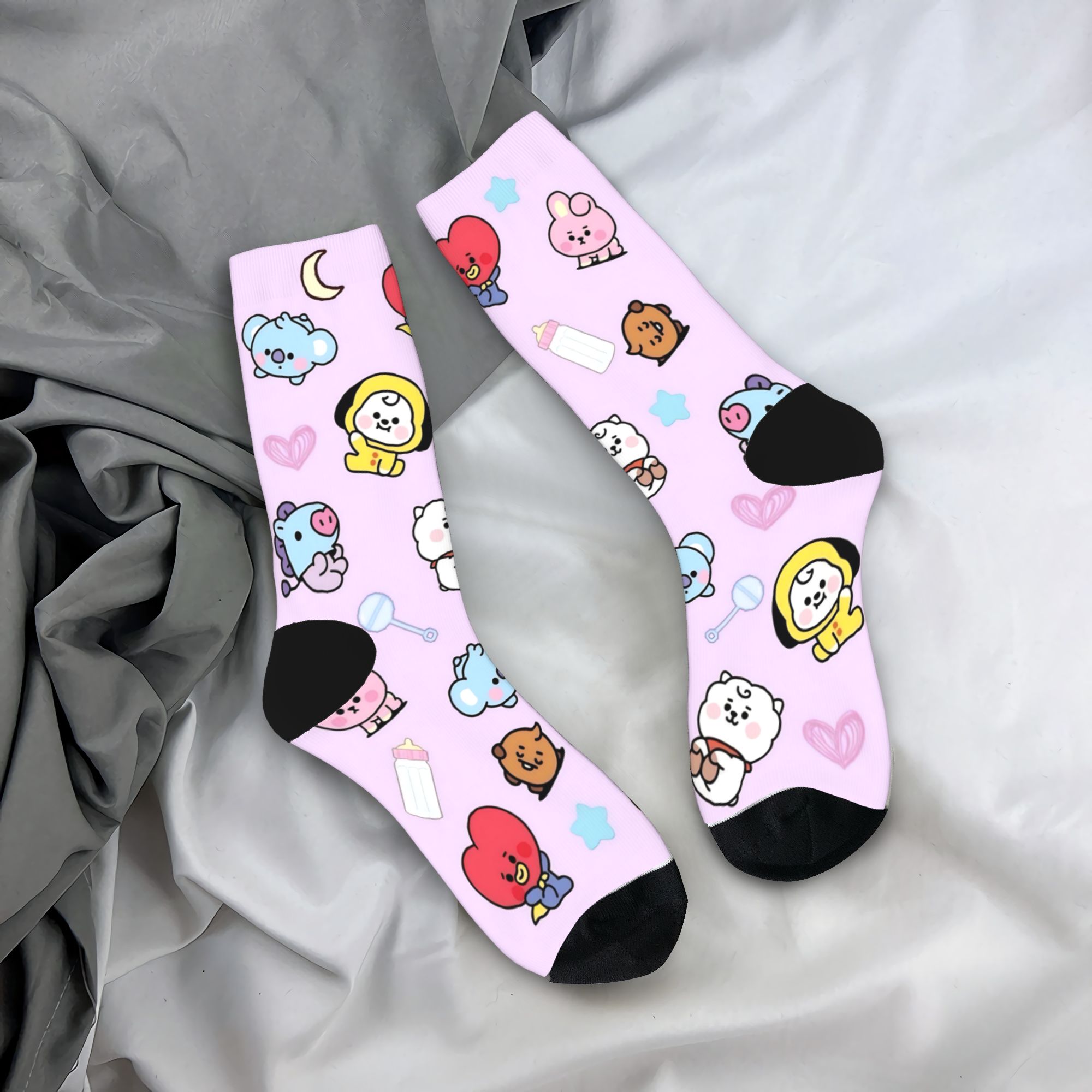 Cartoon Music Band Socks Korea - Outdoor Sportsman Group 评论和价格