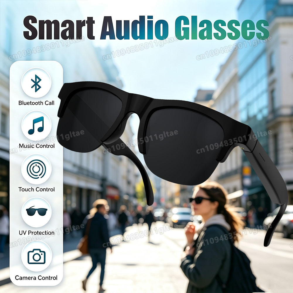 NEW Smart Glasses V5.3 Bluetoo - Outdoor Sport Glasses 评论和价格