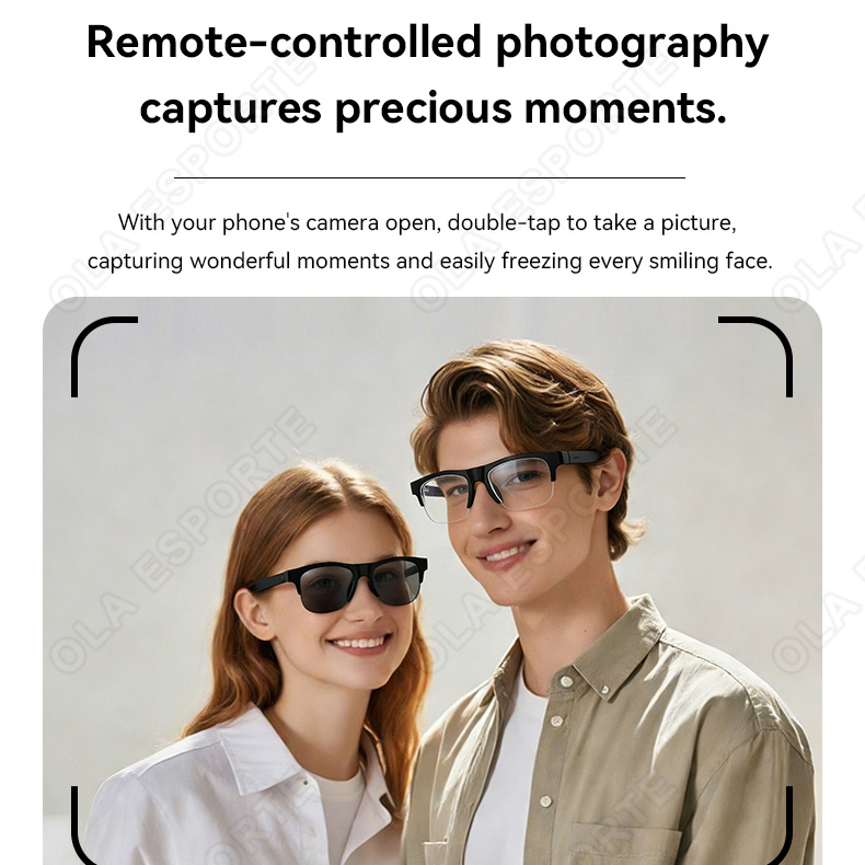 NEW Smart Glasses V5.3 Bluetoo - Outdoor Sport Glasses 评论和价格