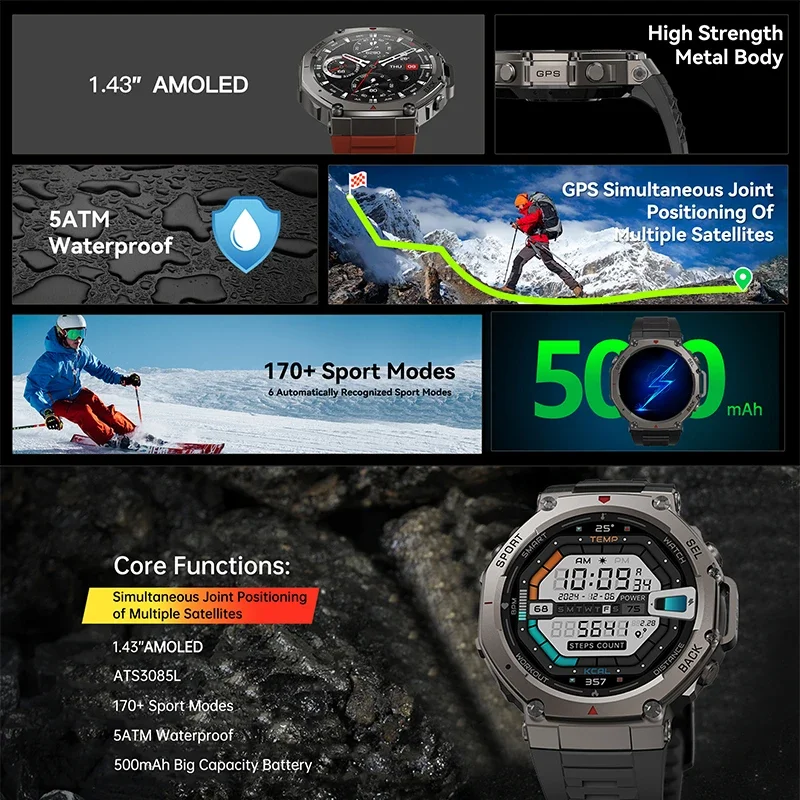 2026 New Military DM58 GPS Sma - Outdoor Sport Smart Watch 评论和价格