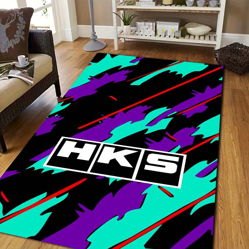 3D Racing H-HKS Print Area Rug - Outdoor Sport Live 评论和价格