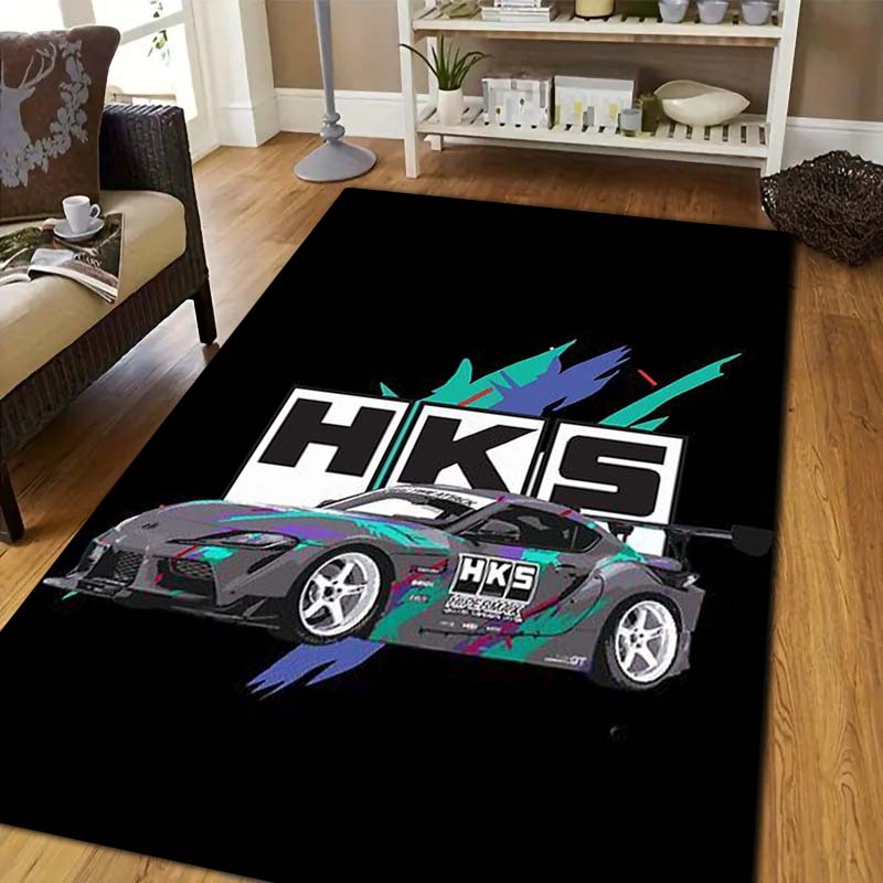 3D Racing H-HKS Print Area Rug - Outdoor Sport Live 评论和价格