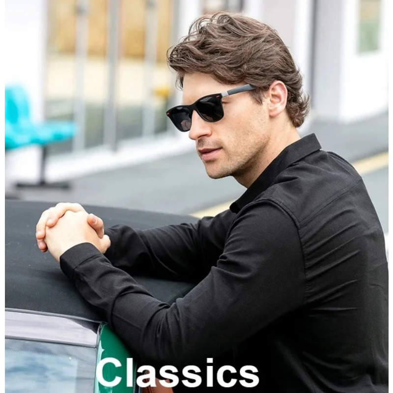 Classic Retro PC Frame Sunglas - Outdoor Sport Glasses 评论和价格