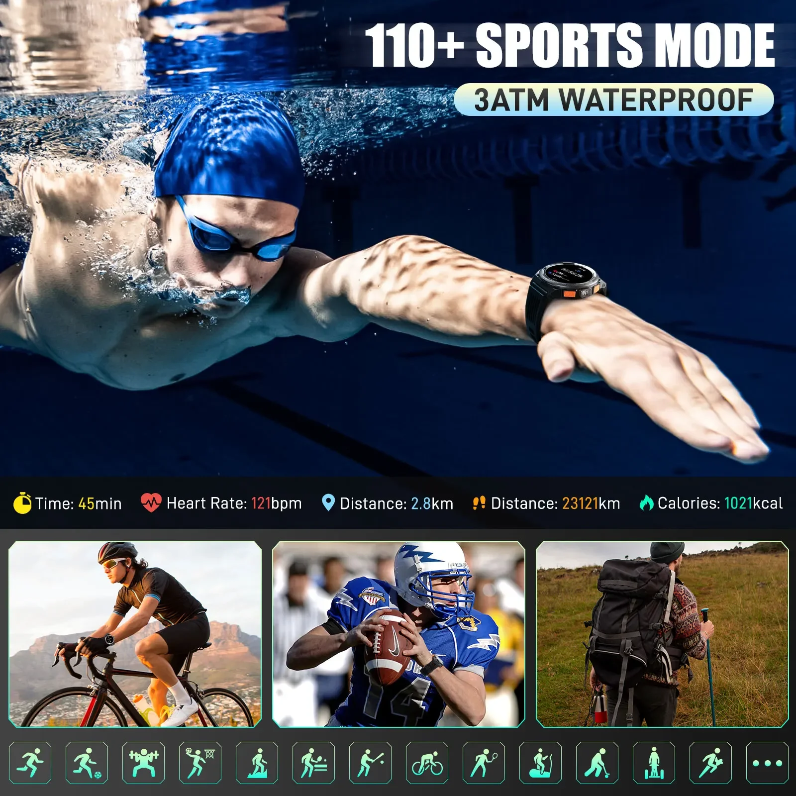EIGIIS Smart Watch KE5 2024 3A - Outdoor Sport Smart Watch 评论和价格