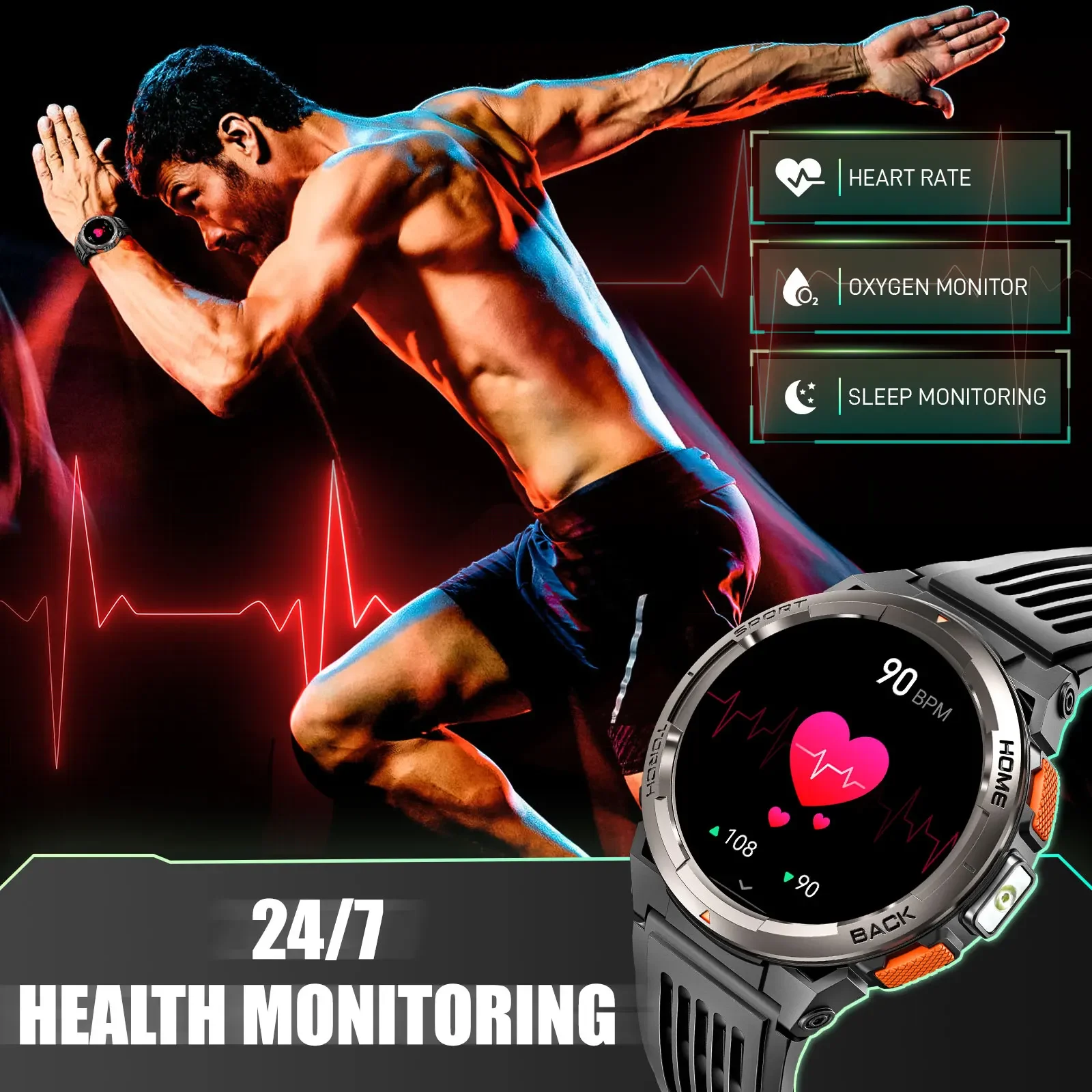 EIGIIS Smart Watch KE5 2024 3A - Outdoor Sport Smart Watch 评论和价格