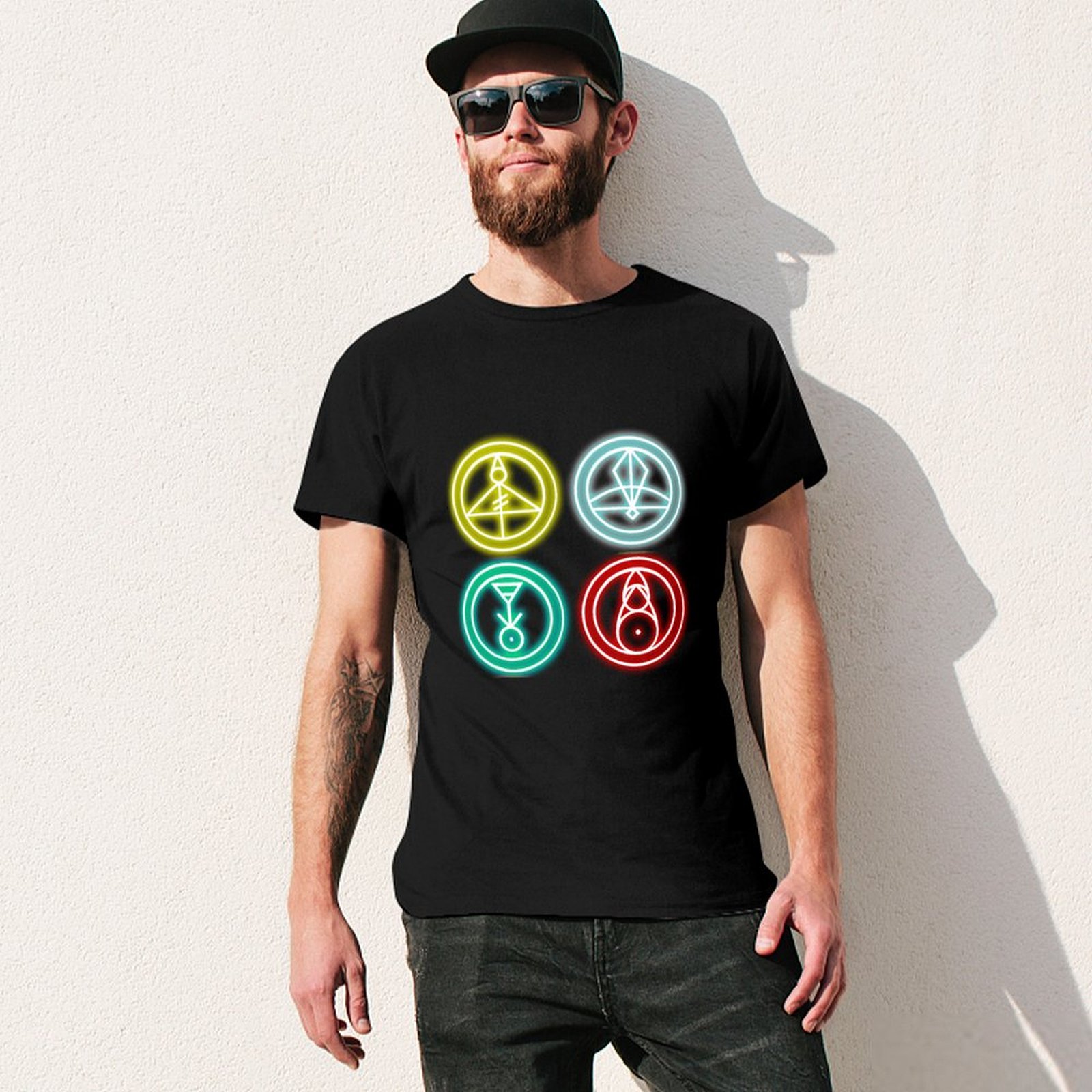 Group Glyphs - Glowing T-Shirt - Outdoor Sportsman Group 评论和价格