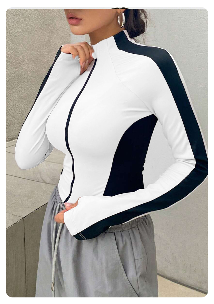 Yoga Clothes Stand Up Collar J - Outdoor Sports 评论和价格