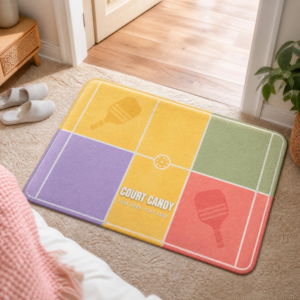 Pastel Pickleball Court Flanne - Outdoor Sport Court Flooring 评论和价格