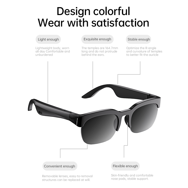 Bluetooth Open Ear Smart Glass - Outdoor Sport Glasses 评论和价格