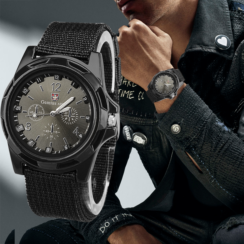 Men's Sports Watch Quartz Nylo - Indoor Sport And Outdoor Sports 评论和价格