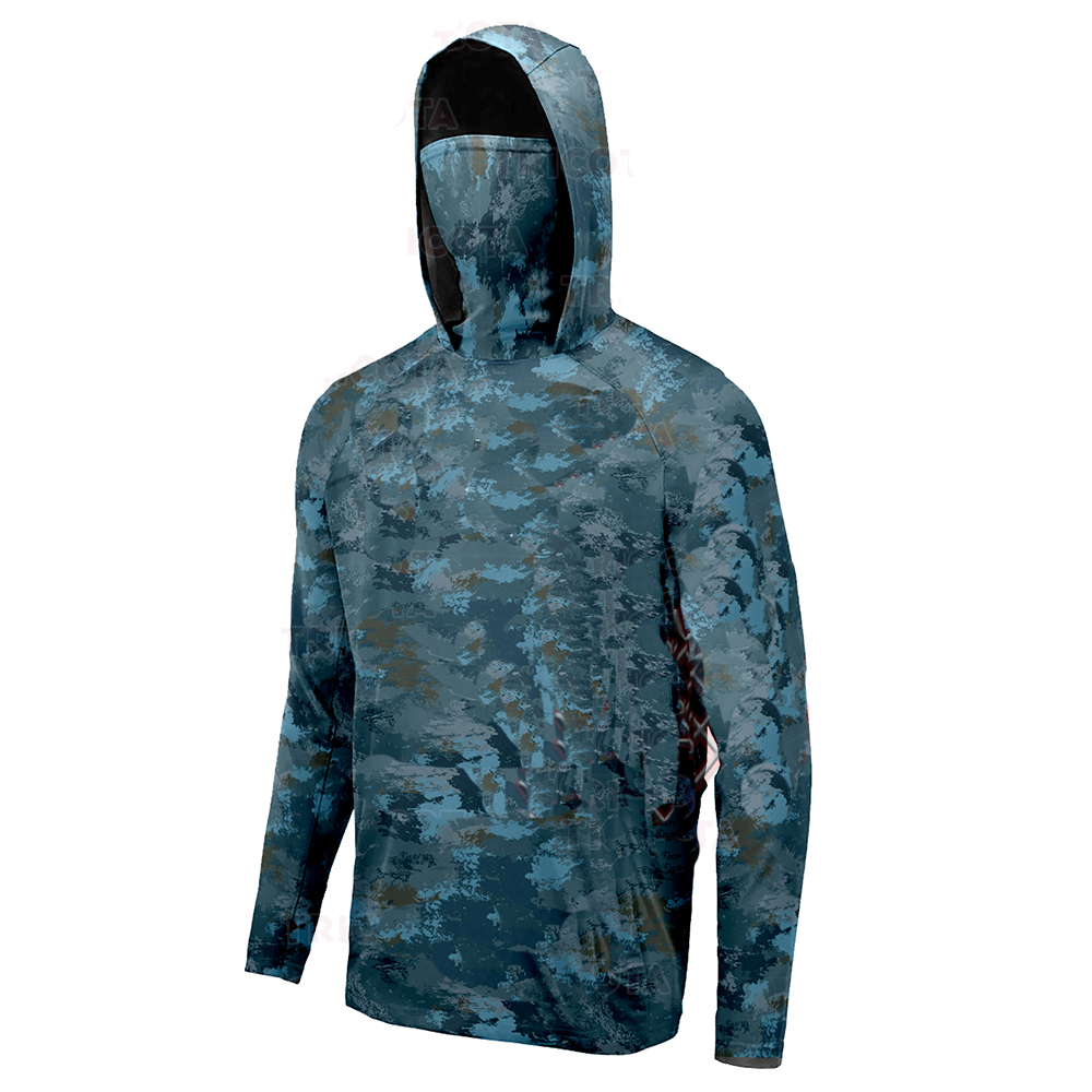 UPF 50 Fishing Shirt+Men's Hoo - Outdoor Sports 评论和价格