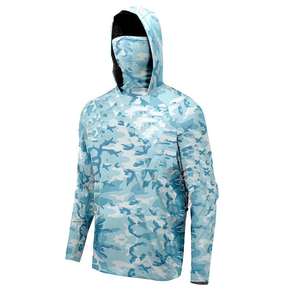 UPF 50 Fishing Shirt+Men's Hoo - Outdoor Sports 评论和价格