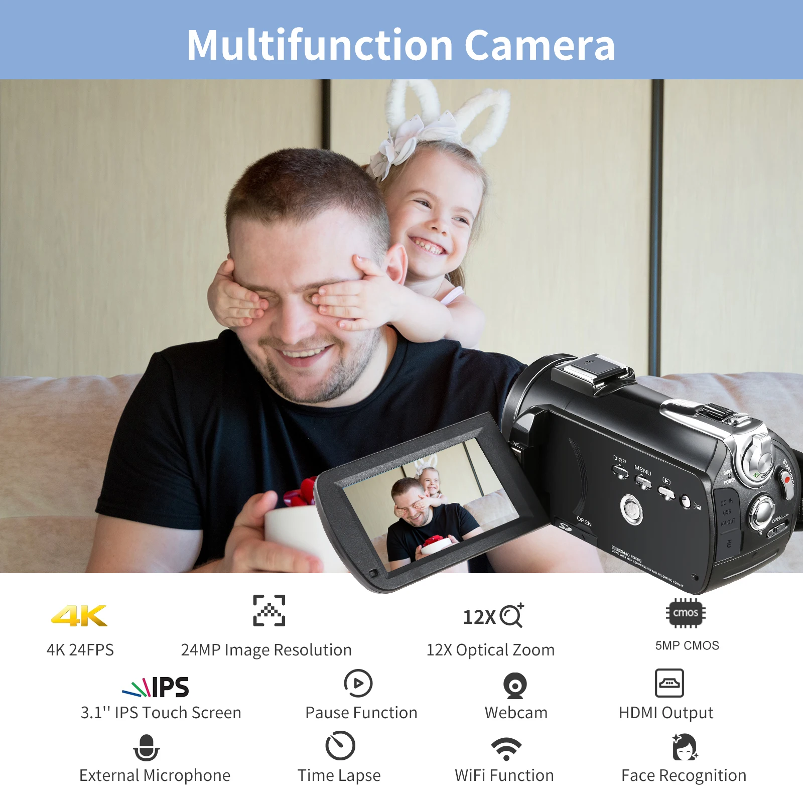 ApexTPVideo Camera 4K Professi - Outdoor Sport Live 评论和价格