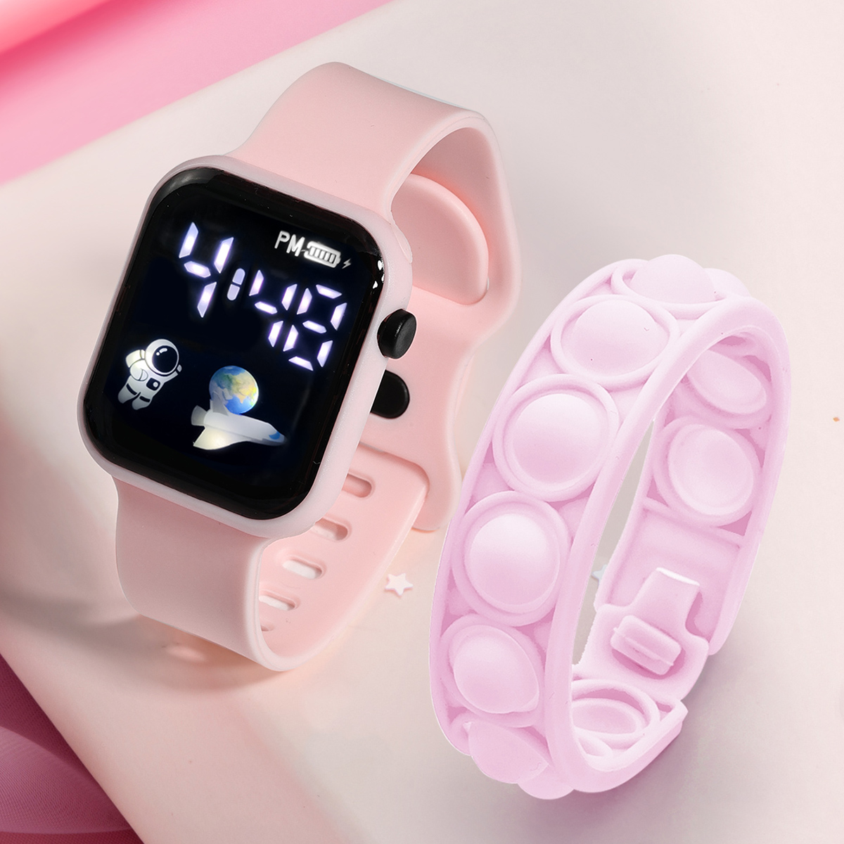 2PCS Children's Smart Watch Br - Outdoor Sport Smart Watch 评论和价格